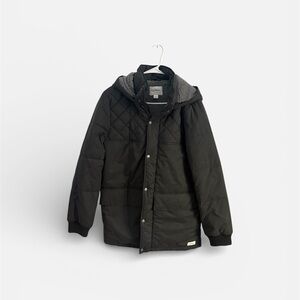 Men’s UpWest Charcoal Sherpa-Lined Jacket Size Small